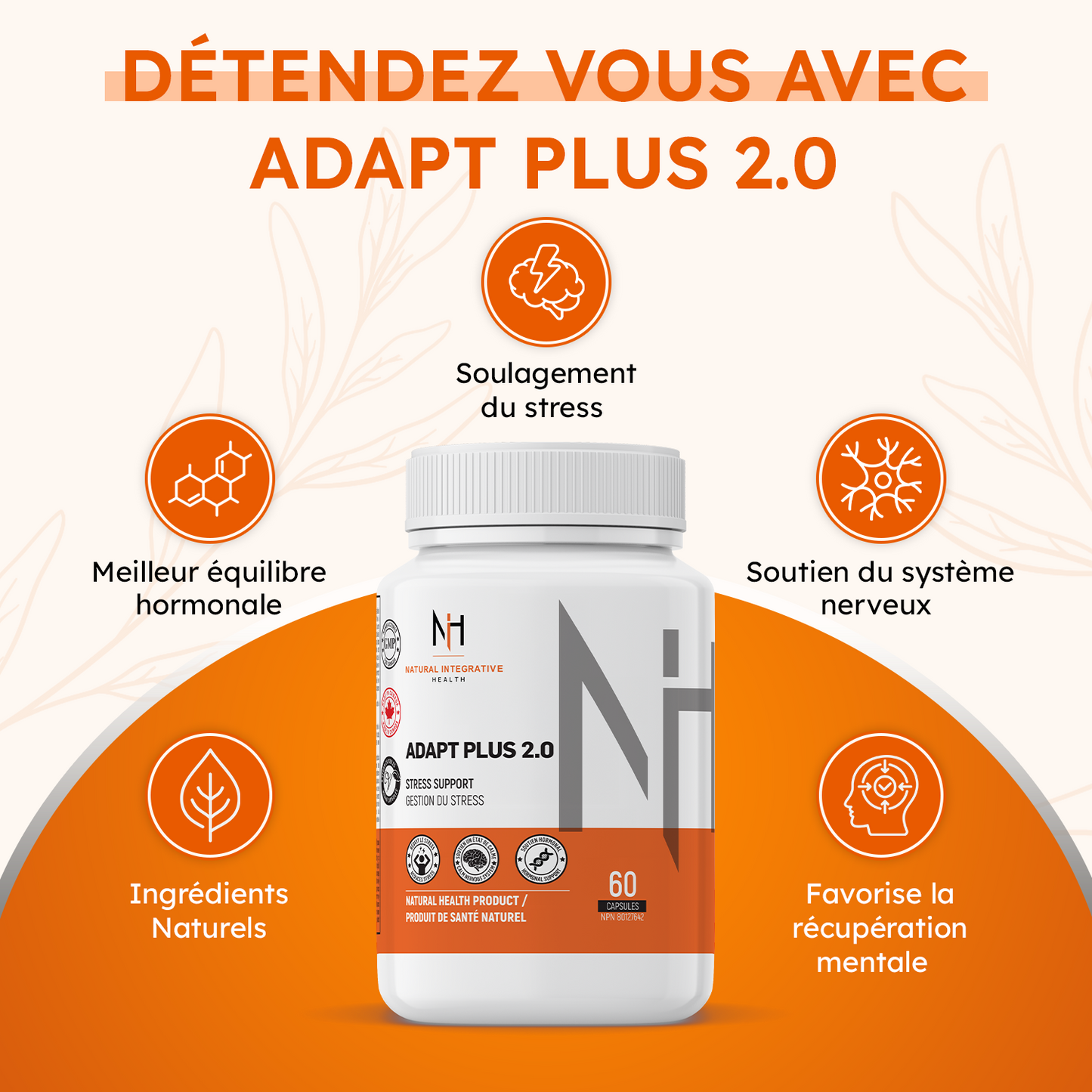 Adapt Plus Supplément en Gestion du Stress