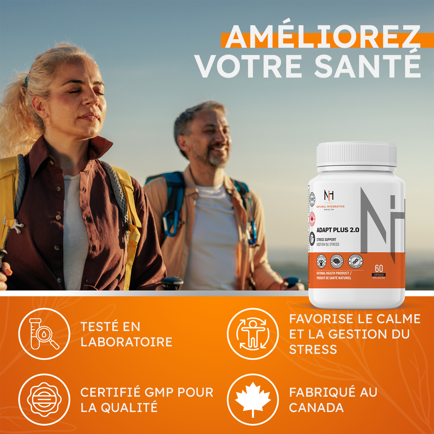 Adapt Plus Supplément en Gestion du Stress