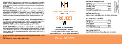 Project W Suppléments en Santé Hormonale Féminine