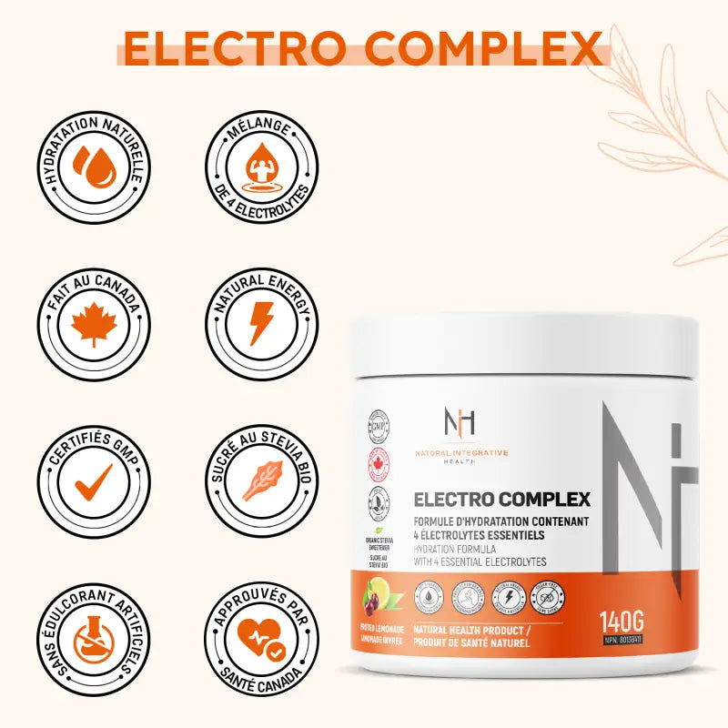 electro Complex formulé sans sucre ni édulcorant artificiel, avec bienfaits energetique