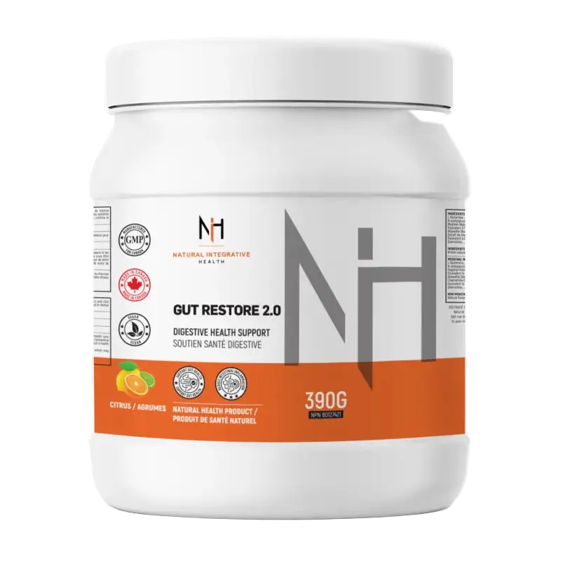 Pot de Gut Restore 2.0 de NIH Supplements, produit naturel pour le soutien de la santé digestive