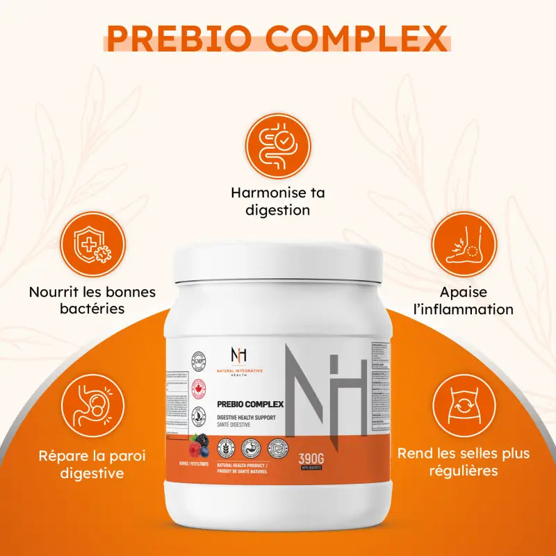 Prebio Complex – Supplément prébiotique qui répare la paroi digestive et harmonise la digestion