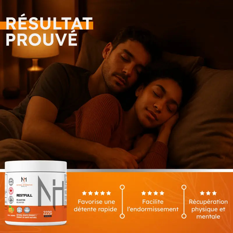 Restfull améliore l’endormissement, favorise la détente et soutient la récupération complète