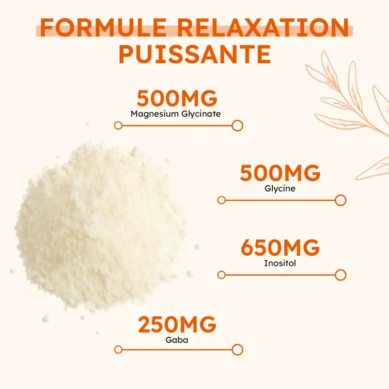 Formule Restfull avec 650 mg d’inositol, 500 mg de glycine et 500 mg de magnésium glycinate