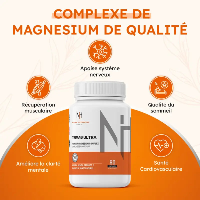Trimag Ultra pour sommeil réparateur, système nerveux apaisé et récupération musculaire