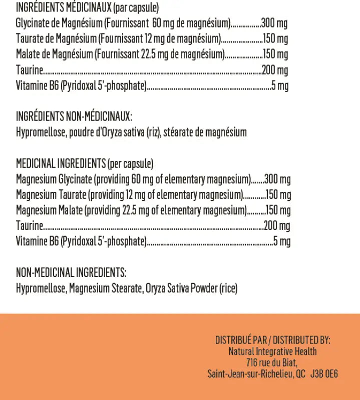 TriMag Ultra Supplément en Santé Générale