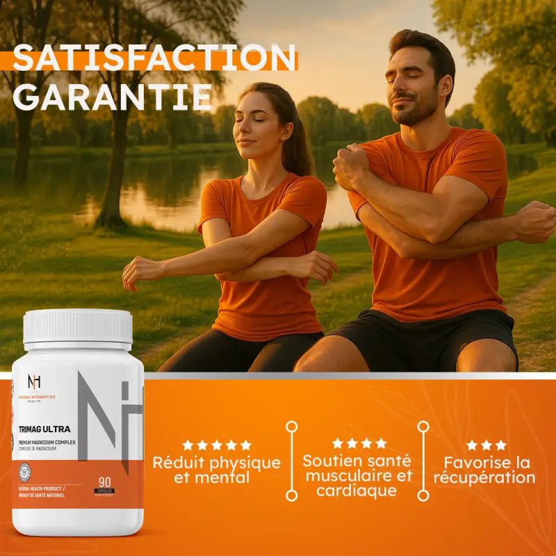 Supplément Trimag Ultra pour la gestion du stress et l’équilibre du magnésium au quotidien