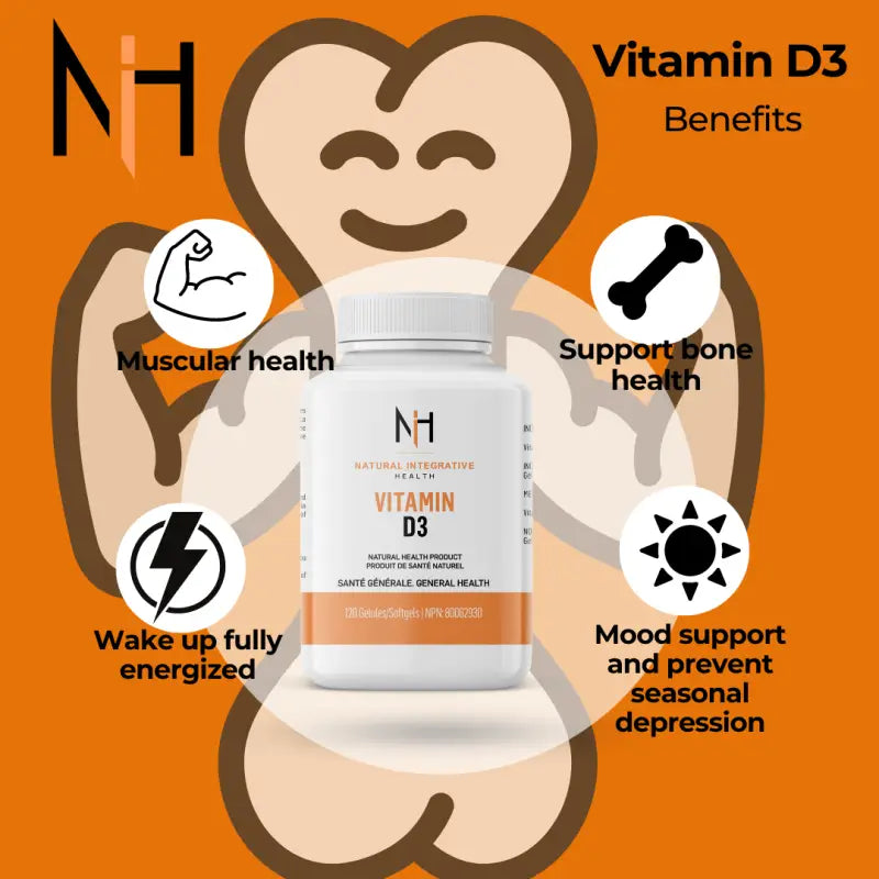 Vitamine D3 Suppléments en Santé Générale