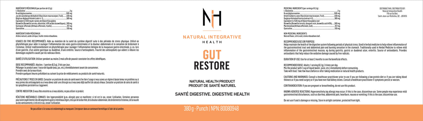 Gut Restore – Gut Health Supplement